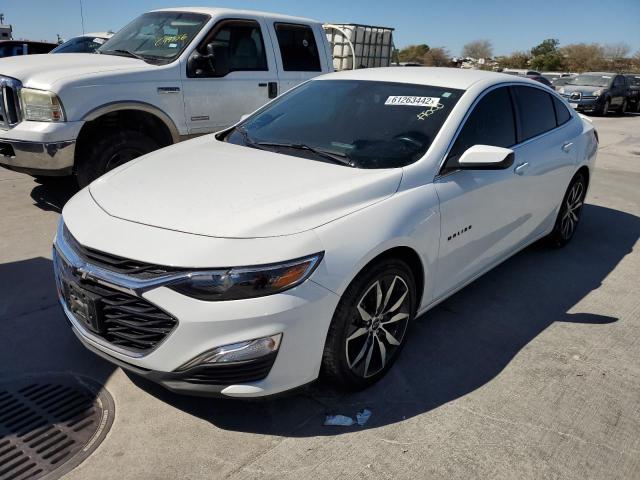 1G1ZG5ST4MF027446 - 2021 CHEVROLET MALIBU RS Blanc photo 2