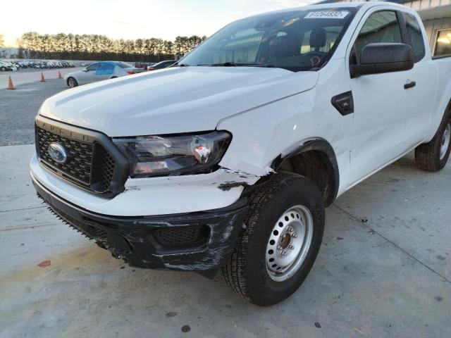 1FTER1EH1MLD70166 - 2021 FORD RANGER XL WHITE photo 9