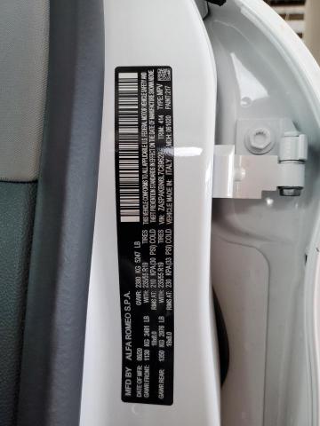 ZASPAKBN6L7C89629 - 2020 ALFA ROMEO STELVIO TI WHITE photo 10