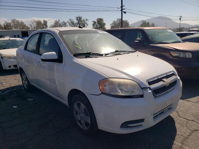 KL1TD5DEXAB053354 - 2010 CHEVROLET AVEO LS WHITE photo 1