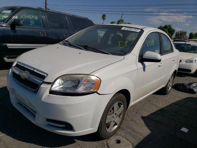 KL1TD5DEXAB053354 - 2010 CHEVROLET AVEO LS 白色 照片 2
