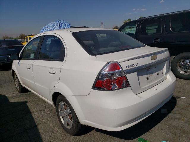 KL1TD5DEXAB053354 - 2010 CHEVROLET AVEO LS 白色 照片 3