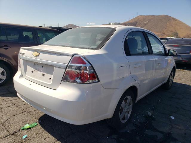 KL1TD5DEXAB053354 - 2010 CHEVROLET AVEO LS 白色 照片 4