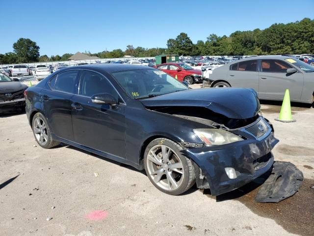 JTHBF5C20A5113659 - 2010 LEXUS IS 250 BLACK photo 1