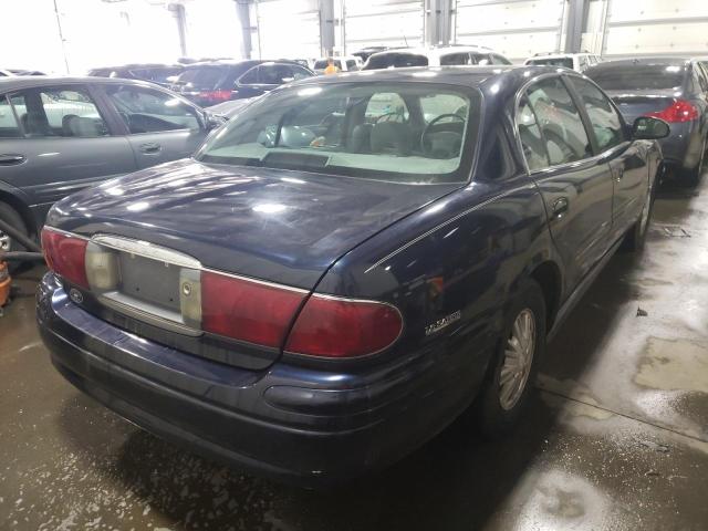 1G4HP54K424163670 - 2002 BUICK LESABRE CU BLUE photo 4