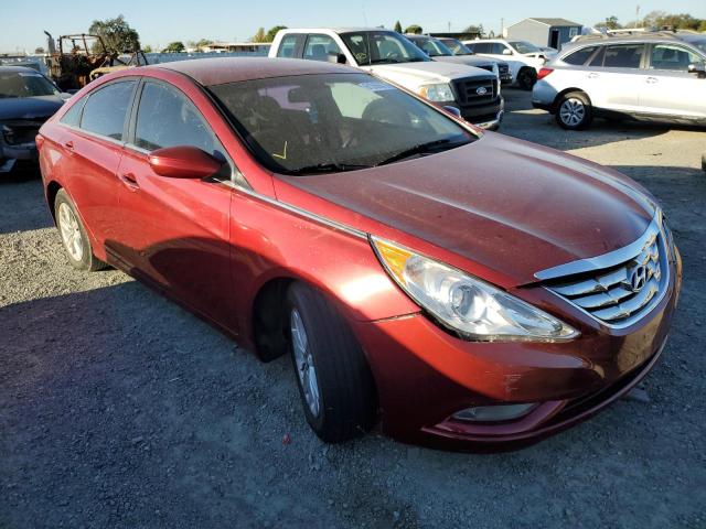 5NPEB4ACXDH551948 - 2013 HYUNDAI SONATA GLS RED photo 1