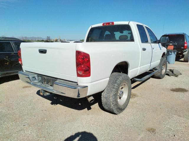 3D7KS28C27G702894 - 2007 DODGE RAM 2500 S WHITE photo 4