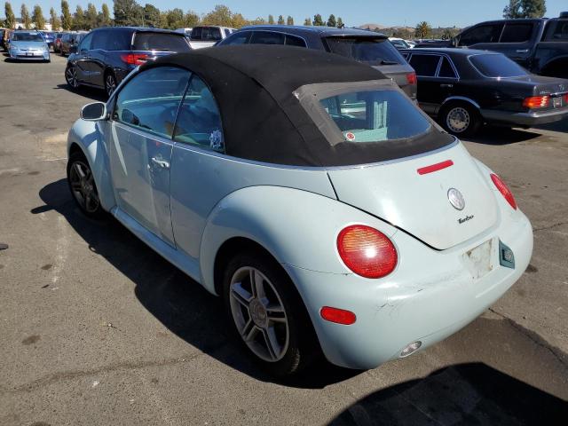 3VWCD31Y85M317839 - 2005 VOLKSWAGEN NEW BEETLE 蓝色 照片 3