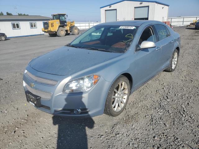 1G1ZK57799F128421 - 2009 CHEVROLET MALIBU LTZ ნაცრისფერი ფოტო 2