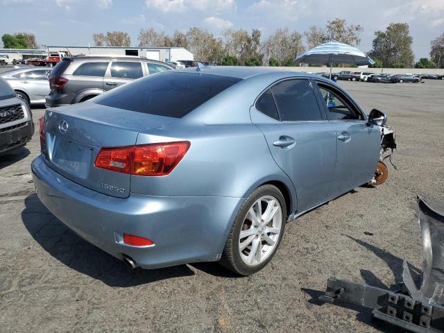 JTHBK262175027064 - 2007 LEXUS IS 250 BLUE photo 4