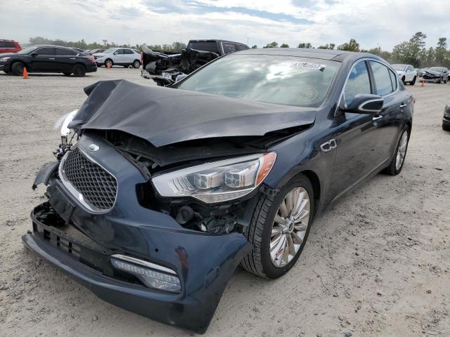 KNALW4D40F6017223 - 2015 KIA K900 BLACK photo 2