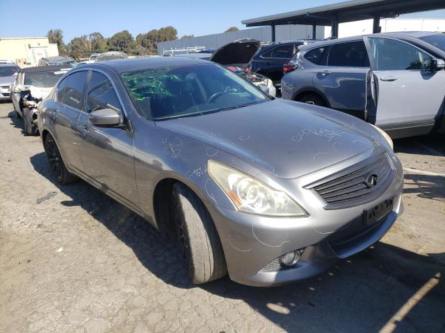 JN1DV6AP4BM603386 - 2011 INFINITI G25 BASE CHARCOAL photo 1