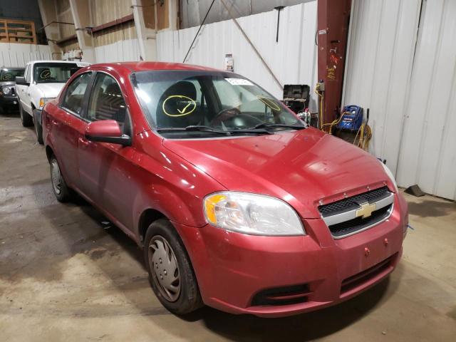 KL1TD5DE2AB100165 - 2010 CHEVROLET AVEO LS RED photo 1