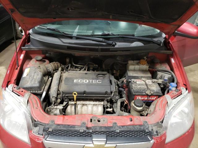 KL1TD5DE2AB100165 - 2010 CHEVROLET AVEO LS 红色 照片 7
