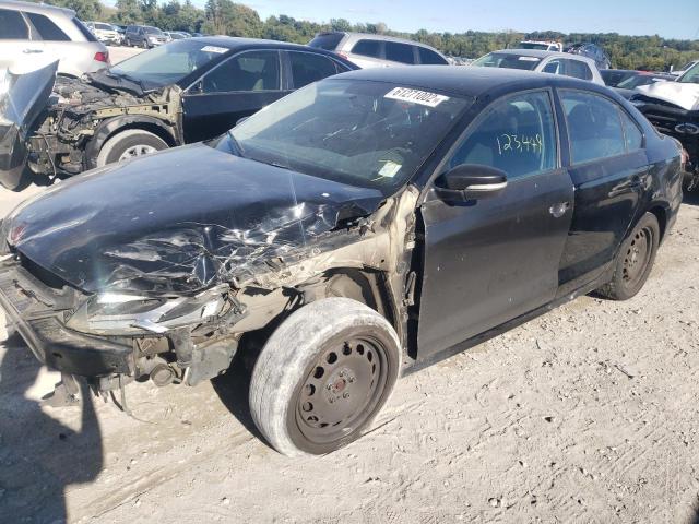 3VW1K7AJ1BM090285 - 2011 VOLKSWAGEN JETTA BASE Սև լուսանկար 2