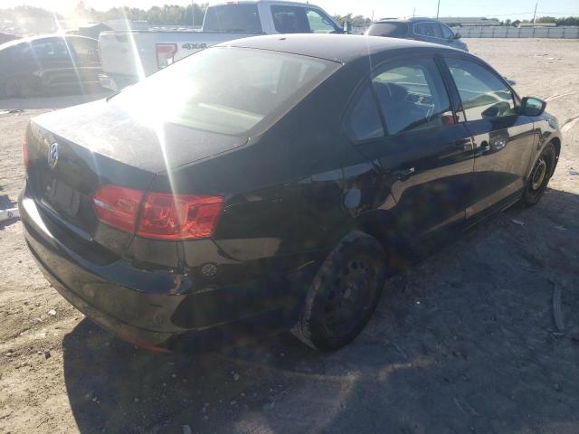 3VW1K7AJ1BM090285 - 2011 VOLKSWAGEN JETTA BASE Սև լուսանկար 4