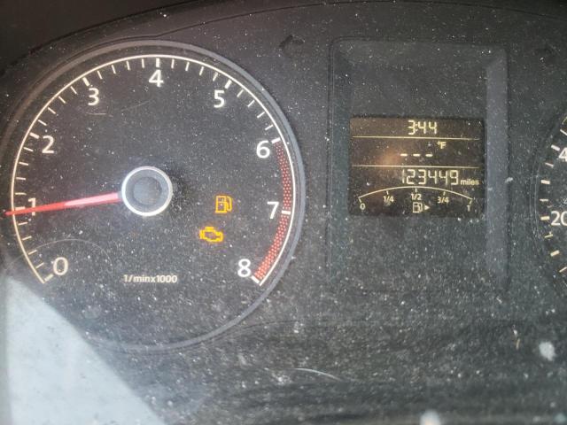 3VW1K7AJ1BM090285 - 2011 VOLKSWAGEN JETTA BASE Սև լուսանկար 8