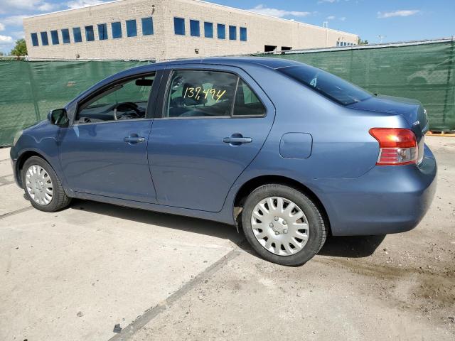 JTDBT903091324510 - 2009 TOYOTA YARIS BLUE photo 2