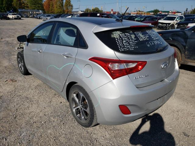 KMHD35LH3GU327644 - 2016 HYUNDAI ELANTRA GT SILVER photo 3