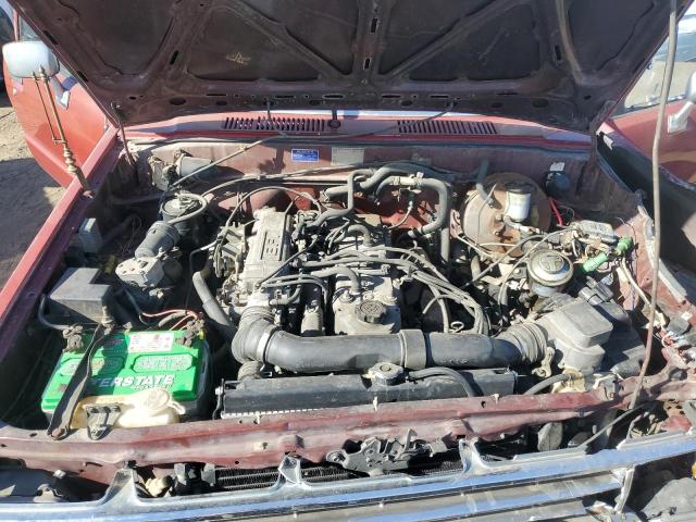 JT4RN55E5G0183223 - 1986 TOYOTA PICKUP 1 T BURGUNDY photo 7