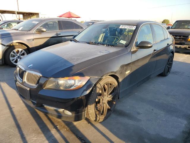 WBAVD53588A282633 - 2008 BMW 335 XI BLACK photo 2