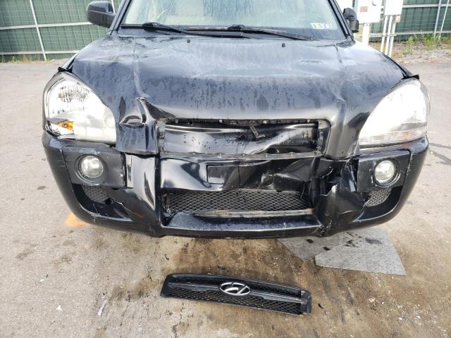 KM8JN72D37U644590 - 2007 HYUNDAI TUCSON SE BLACK photo 9