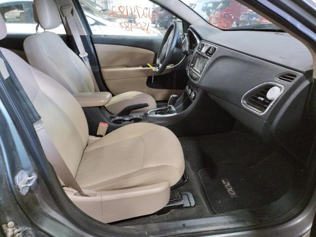 1C3CCBCG9DN507405 - 2013 CHRYSLER 200 LIMITE GRAY photo 5