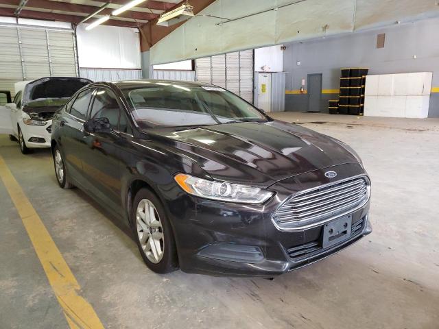 3FA6P0H73FR205429 - 2015 FORD FUSION SE BLACK photo 1