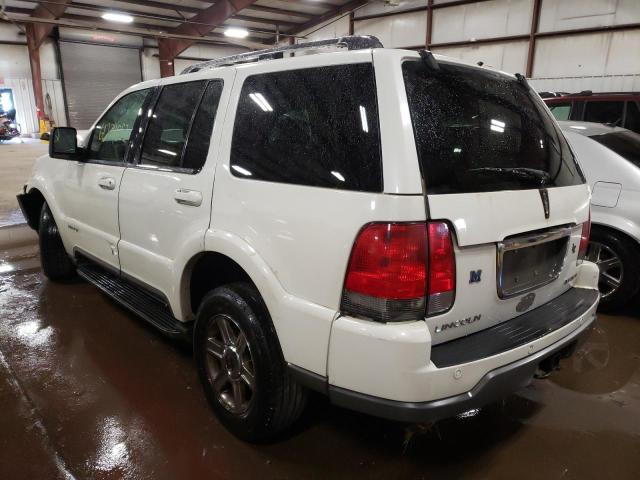 5LMEU88H64ZJ36145 - 2004 LINCOLN AVIATOR 白色 照片 3