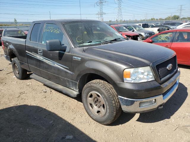 1FTPX14575NA38308 - 2005 FORD F150 GRAY photo 4