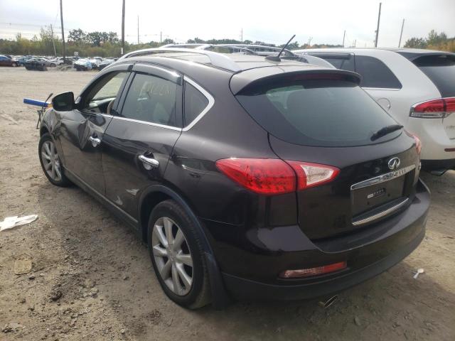 JNKAJ09F98M361304 - 2008 INFINITI EX35 BASE Կարմիր լուսանկար 3