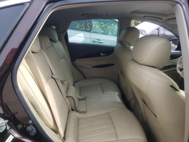 JNKAJ09F98M361304 - 2008 INFINITI EX35 BASE Կարմիր լուսանկար 6