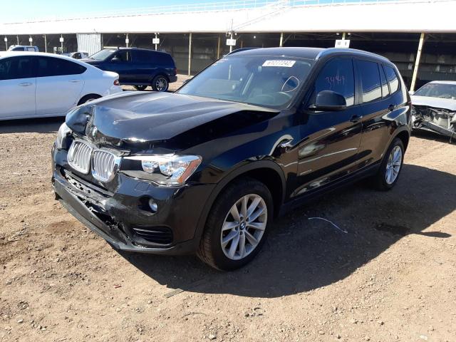 5UXWZ7C3XH0V94329 - 2017 BMW X3 SDRIVE2 BLACK photo 2