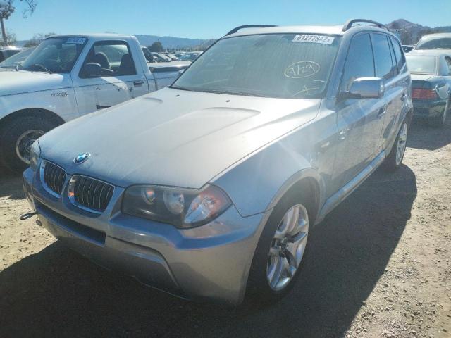 WBXPA93476WG88007 - 2006 BMW X3 SILVER photo 2