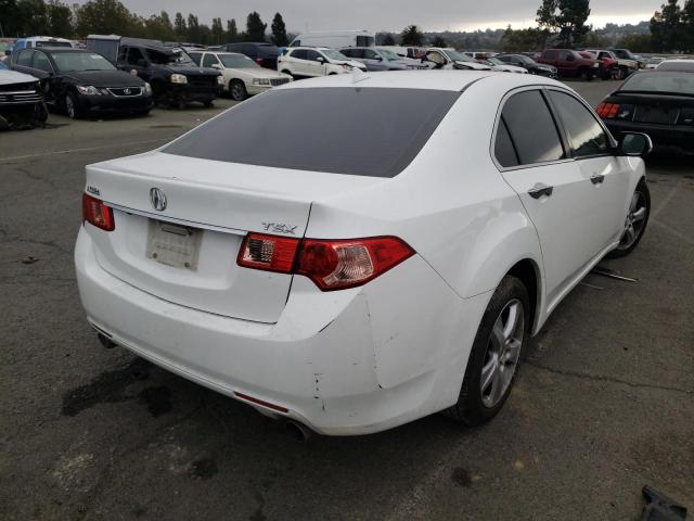 JH4CU2F69DC002048 - 2013 ACURA TSX TECH WHITE photo 4