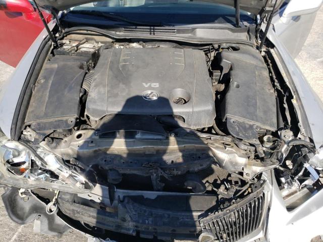 JTHBK262982076094 - 2008 LEXUS IS 250 SILVER photo 7