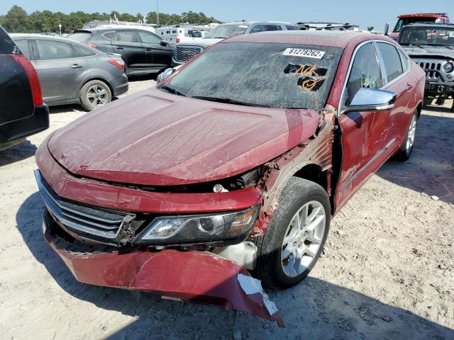 1G1155S32EU105268 - 2014 CHEVROLET IMPALA LTZ RED photo 2