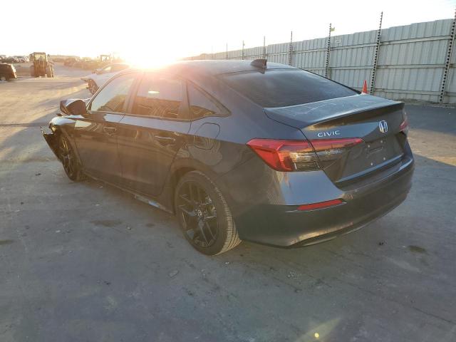 2HGFE2F51NH510663 - 2022 HONDA CIVIC SPOR BLACK photo 3