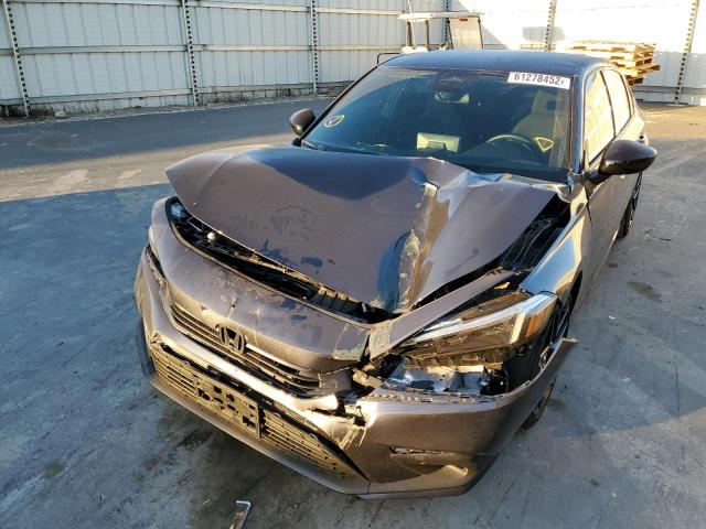 2HGFE2F51NH510663 - 2022 HONDA CIVIC SPOR BLACK photo 9