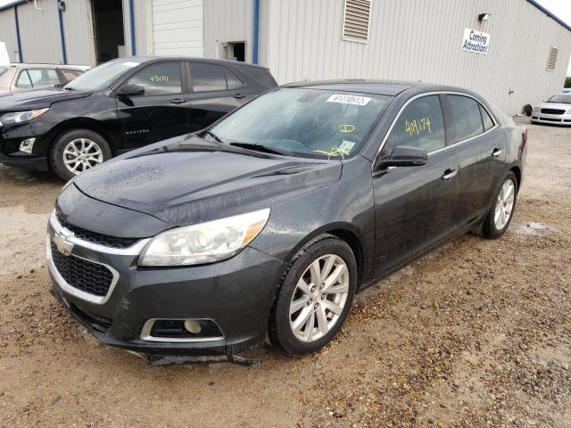 1G11H5SL1EF141917 - 2014 CHEVROLET MALIBU LTZ ნაცრისფერი ფოტო 2