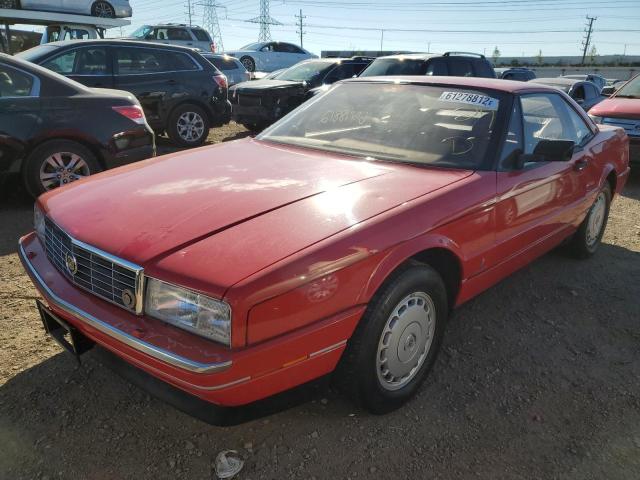 1G6VR3177JU102529 - 1988 CADILLAC ALLANTE RED photo 2