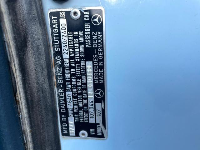 10704412040380 - 1977 MERCEDES-BENZ 450 SL BLUE photo 10