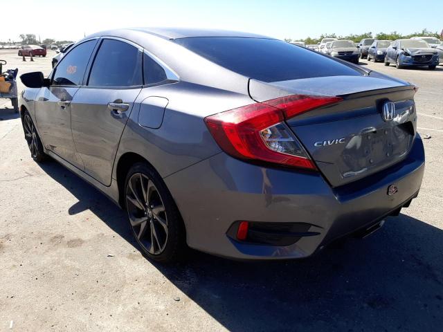 2HGFC2F81KH521786 - 2019 HONDA CIVIC SPOR GRAY photo 3