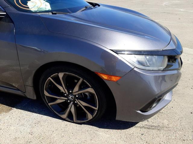 2HGFC2F81KH521786 - 2019 HONDA CIVIC SPOR GRAY photo 9