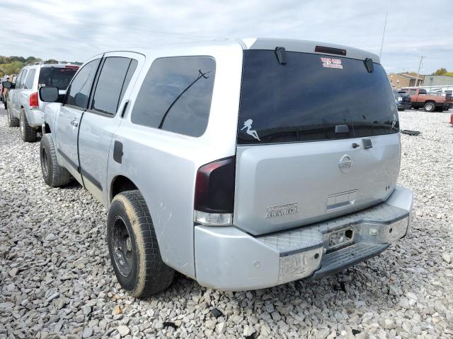 5N1AA08B64N730863 - 2004 NISSAN ARMADA SE SILVER photo 3