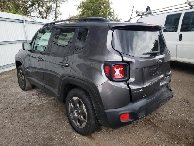 ZACCJBAB3HPF32855 - 2017 JEEP RENEGADE GRAY photo 3