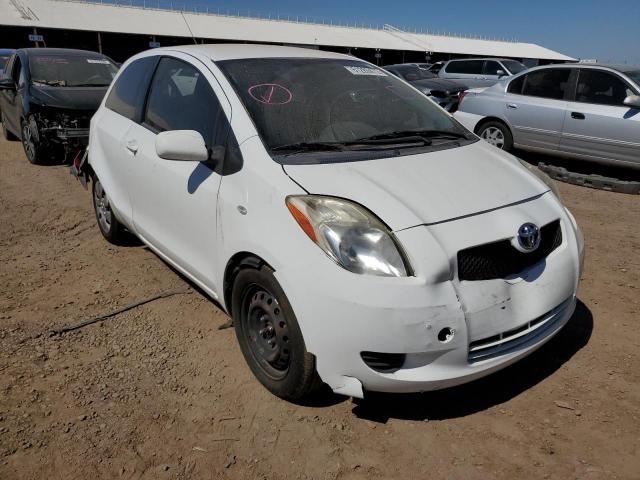 JTDJT923485161165 - 2008 TOYOTA YARIS WHITE photo 1