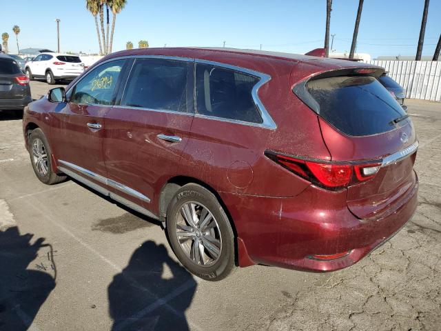 5N1DL0MN8KC568962 - 2019 INFINITI QX60 LUXE BURGUNDY photo 3