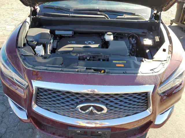 5N1DL0MN8KC568962 - 2019 INFINITI QX60 LUXE BURGUNDY photo 7