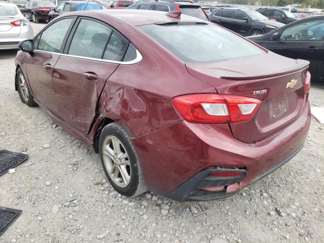 1G1BE5SM3G7258191 - 2016 CHEVROLET CRUISE LT MAROON photo 3